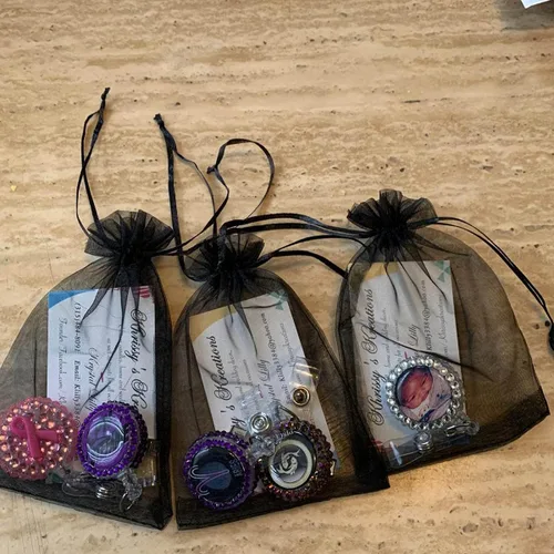 Vista 6 de 50 bolsas de organza con cordón de regalo para joyas, tela transparente de malla de 4 x 6 pulgadas, organizador de red negra, sobres geniales