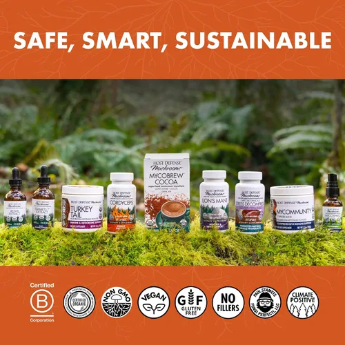 Vista 7 de Host Defense Extracto de Cordyceps - Suplemento de apoyo inmunológico y energético - Suplemento de salud renal con Cordyceps - Apoyo físico