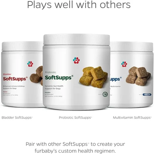 Vista 9 de Pet Parents® Probiotic SoftSupps® - Enzimas digestivas para perros, probióticos para perros con calabaza para perros y enzimas digestivas