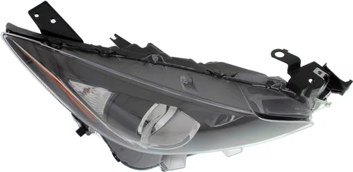 Vista 6 de Evan Fischer Faro delantero del lado del conductor y del pasajero para Mazda 3 2014-2016 también se adapta a 3 halógenos deportivos con bombilla(s)