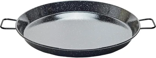 Vista 6 de Garcima Paella de acero esmaltado de 16 pulgadas, 15.7 in