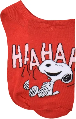 Vista 5 de Peanuts 9PK LAZY DAYS NO SHOW CALCETINES, Rojo, 911, Rojo