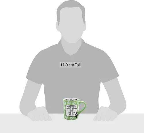 Vista 2 de Taza de gres Our Name is Mud "Dog Hair", 16 oz.
