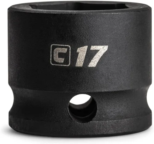 Vista 16 de Capri Tools - Llave de vaso de impacto corto de 8 mm, 3/8 pulgadas de transmisión, 6 puntos, métrica