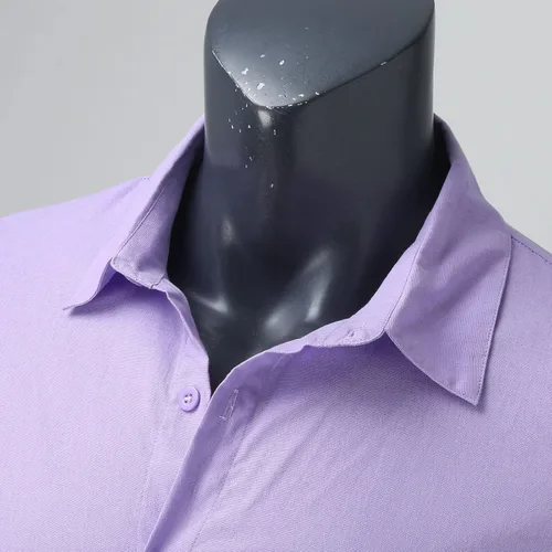 Vista 6 de BIUMUET Camisas de algodón y lino para hombre, estilo casual, con botones, color sólido, manga enrollable, para verano, playa, ajuste regular