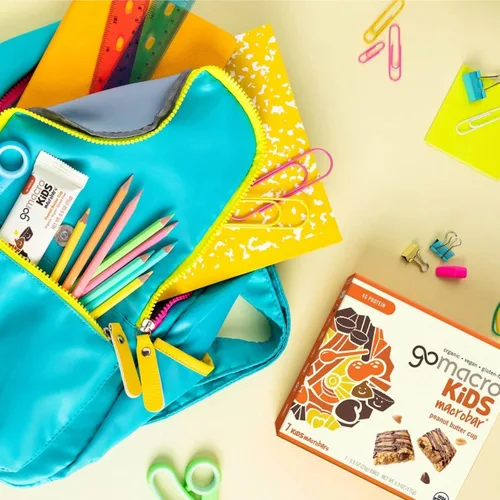 Vista 5 de GoMacro Kids MacroBar - Surtido de 4 sabores - (barras de 0.90 onzas, 28 unidades)