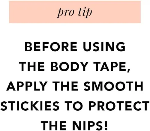 Vista 3 de LIVELY The Body Tape para mujer Envoltura adhesiva ligera de apoyo que levanta y apoya cuando se va sin soporte Sensación flexible