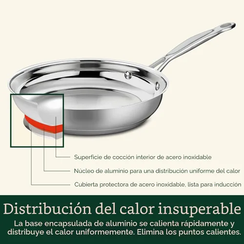 Vista 3 de Cuisinart - Juego de utensilios de cocina de 7 piezas, colección Chef's Classic de acero inoxidable, 77-7P1 77-7P1, dishwasher-safe pots and pans