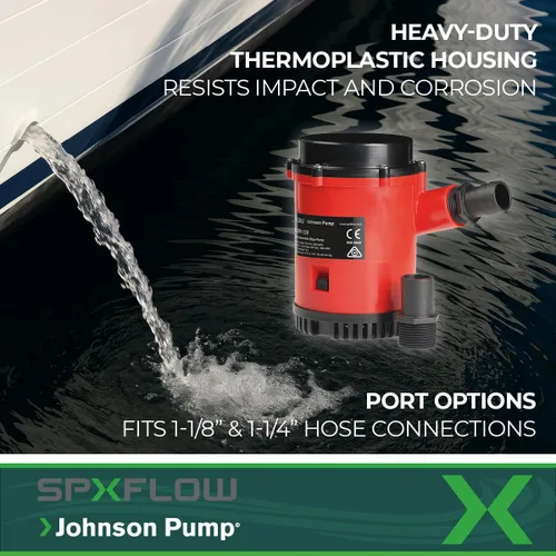 Vista 3 de Johnson Pump s 22004 2200 GPH Bomba de sentina