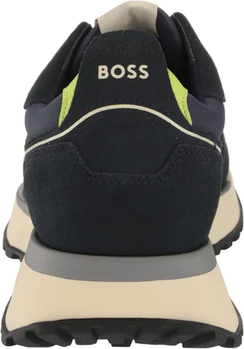 Vista 3 de BOSS Zapatillas de deporte de nailon con ribete de gamuza para hombre