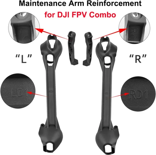 Vista 2 de SeiZed Maintenance Arm Reinforcement for D-JI F-PV Combo Arm Bracers Disassemble Effectively Enhance Repair Replacement Parts Accessory