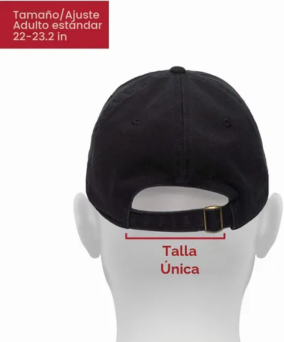 Vista 7 de Outdoor Cap Mountain Embroidered Dad Hat Adjustable Soft Cotton Polo Style Unstructured Baseball Cap for Men & Women Negro