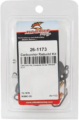 Vista 4 de All Balls 26-1173 Kit de reparación de carburador (26-1173 Honda CRF230F 2003-2015)