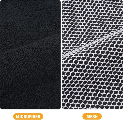 Vista 2 de KinHwa Paños de cocina para platos, paños de microfibra absorbentes de secado rápido, trapos de cocina con lado de limpieza de poliéster, ideal