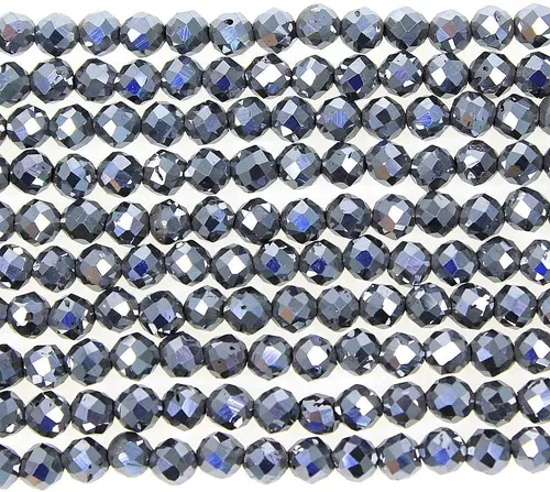 Vista 19 de MJDCB Cuentas sueltas redondas de amazonita natural facetadas de 0.118 in para hacer joyas, pulseras y collares