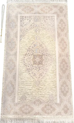 Vista 8 de ihvan online Alfombra de oración musulmana Tasbih con 99 cuentas, chenilla suave, ligera y plegable, tapete de oración portátil de viaje, regalo