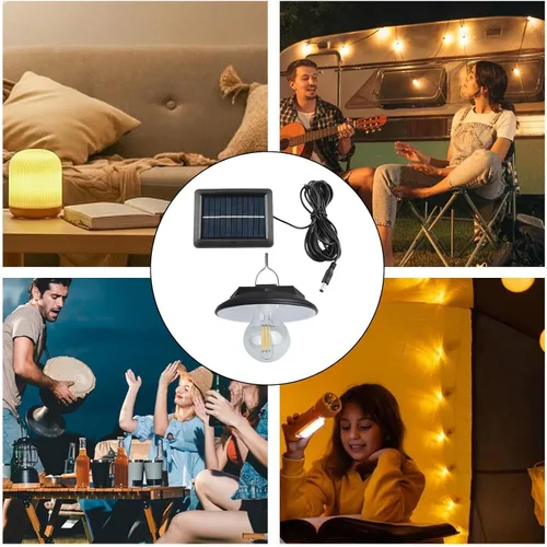 Vista 4 de Luces solares para interiores Luz de detección inteligente de larga duración – Lámpara de pasillo resistente al agua, para jardín, patio