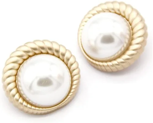 Vista 14 de 5 piezas de botones de oro con perlas de metal para mujer, botones para abrigo de suéter, decoración para ropa, accesorios de costura y manualidades