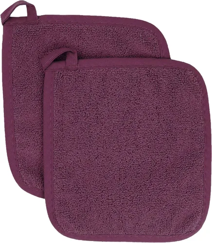 Vista 10 de RITZ Guante de olla y protector térmico de rizo: Resistente al calor sin igual, duradero 100% algodón – Diseñado ergonómicamente para un agarre
