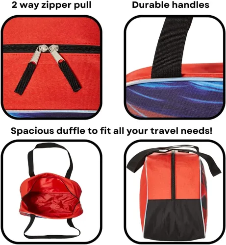 Vista 3 de Miraculous Ladybug - Bolsa de lona para baile, viajes, deportes o gimnasia, Multi