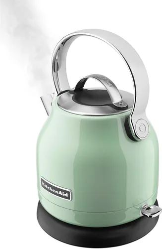 Vista 3 de KitchenAid Kek1222TB hervidor de agua eléctrico, 40.5 onzas, color Twilight Blue, Pistacho Tapa extraíble para un fácil llenado, diseño de acero
