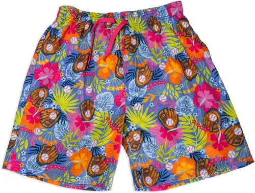 Vista 14 de ChalkTalkSPORTS Traje de baño de béisbol Shorts de natación Tallas para jóvenes y adultos