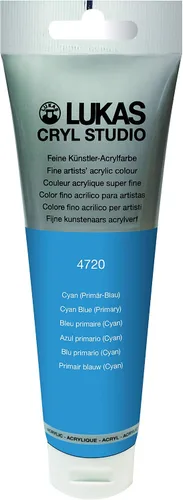 Vista 111 de Lukas CRYL Studio Artist - Pintura acrílica para artistas, Alizarín Carmesí, tubo de 125 ml - Pinturas acrílicas de alto pigmento para pintura