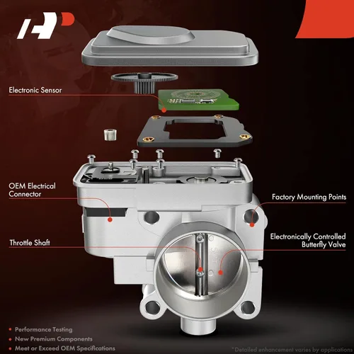 Vista 4 de A-Premium Conjunto de cuerpo electrónico del acelerador compatible con Mazda 3 2010-2013, 3 Sport 2010-2013, 6 2009-2013, 5 2012-2015, CX-7
