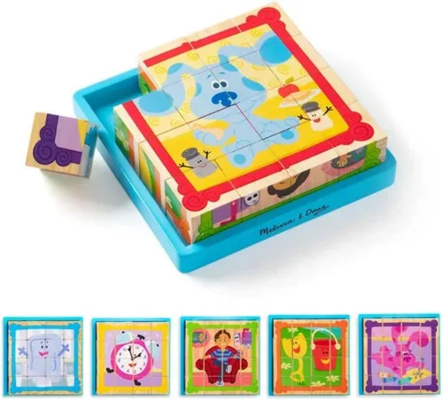Vista 2 de Melissa & Doug Blue's Clues & You! - Rompecabezas de madera (16 piezas)