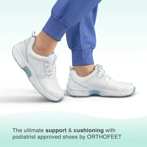 Vista 2 de Orthofeet Zapatos ortopédicos para mujer, alivio del dolor de pies, Talya