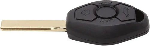 Vista 8 de X AUTOHAUX 2 unids 3 botones sin cortar insertar llavero caso control remoto carcasa carcasa reemplazo para BMW 1 3 5 6 7 Series E38 E39 E46 E60 E61