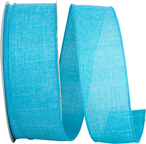 Vista 46 de Cinta Reliant Ribbon 92573W-031-09K para borde con alambre Everyday Linen Value, 1-1/2 pulgadas x 50 yardas, color negro