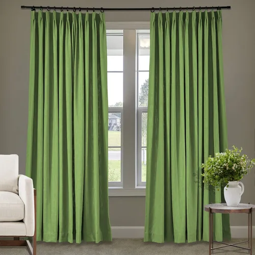 Vista 99 de Frelement Cortinas plisadas de lino de algodón de 100 pulgadas de ancho y 102 pulgadas de largo, cortinas con reducción de ruido para sala