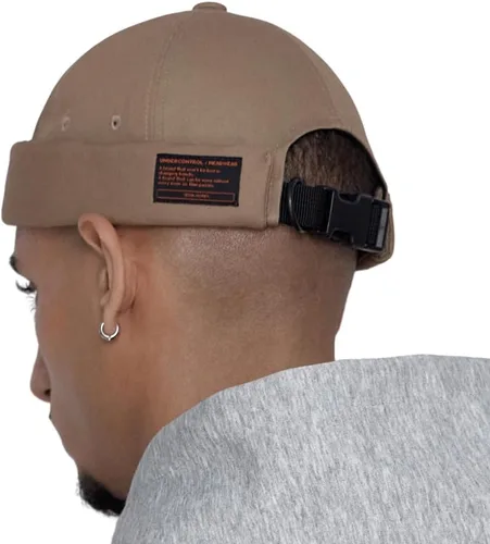 Vista 14 de UNDERCONTROL Gorro de marinero sin borde Leon de pescador sin visera Miki Skull Docker Beanie Trawler Táctico Cap de anillo para hombres y mujeres