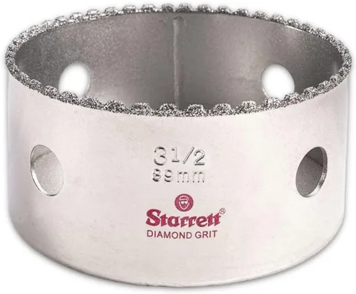Vista 18 de Starrett KD0100-N - Holesaw de grano de diamante de 1 pulgada