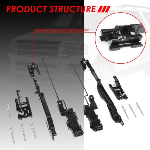 Vista 2 de Auto Dynasty Kit de reparación de rieles de techo corredizo compatible con Ford F-150 F-250 F-350 F-450 Expedition Lincoln Navigator Mark LT 00-17