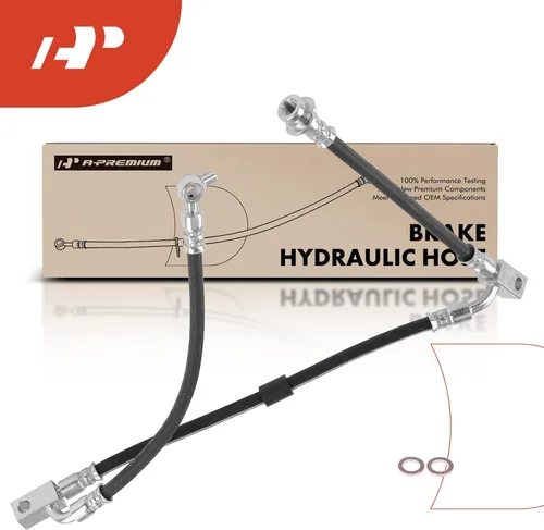Vista 8 de A-Premium Manguera hidráulica de freno delantero del conductor compatible con Infinit G35 2003-2007 y Nissan 350Z 2003-2009, reemplazo # H620521