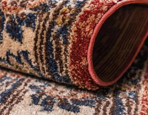 Vista 6 de Unique Loom Utopia Collection - Alfombra tradicional clásica de inspiración vintage con tonos cálidos (8 x 10 pies, rectangular, terracota/beige)