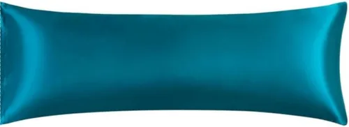 Vista 27 de Juego de 2 fundas de almohada de seda satinada de lujo para cabello y piel, fundas de almohada de satén con cierre de cremallera (estándar