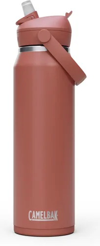 Vista 44 de CamelBak - Thrive - Botella de agua con tapa y pajilla, 20 onzas - Aislante de acero inoxidable, color negro