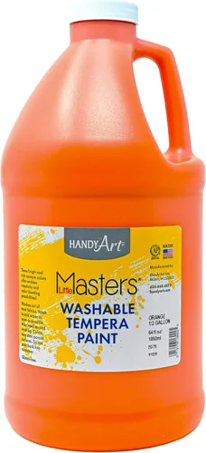 Vista 42 de Handy Art Little Masters - Pintura lavable, 16 onzas, color negro Bright & Mixable, High Opacity, Washable Colors for Classroom, Students, Kids