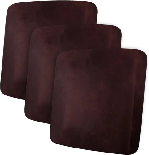 Vista 22 de ANARACHON Fundas de cojín de sofá con aspecto de cuero, juego de fundas de asiento de sofá, protector de muebles para sillón seccional, sofá biplaza