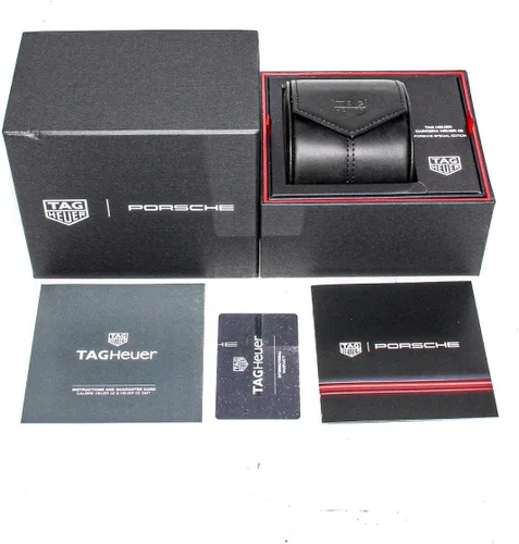 Vista 7 de Tag Heuer Carrera Porsche Edición Especial Cronógrafo Automático Gris Dial Reloj CBN2A1F.BA0643, Gris, Cronógrafo
