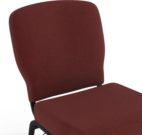 Vista 12 de Flash Furniture Advantage Signature Elite - Silla de iglesia granate, 20 pulgadas de ancho