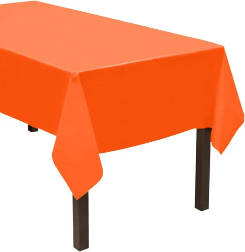 Vista 17 de Party Essentials ValuMost - Mantel de plástico disponible en 36 colores, 54 x 108 pulgadas, rojo