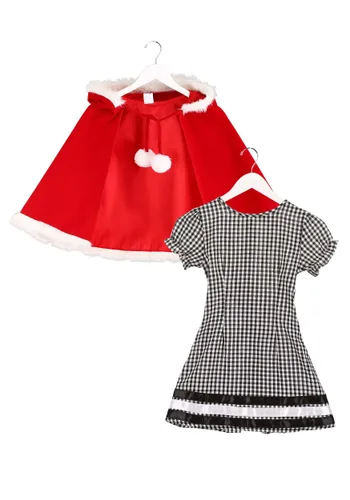 Vista 2 de Disfraz de Vestido Cindy Lou Who para Niña de Dr. Seuss Multicolor