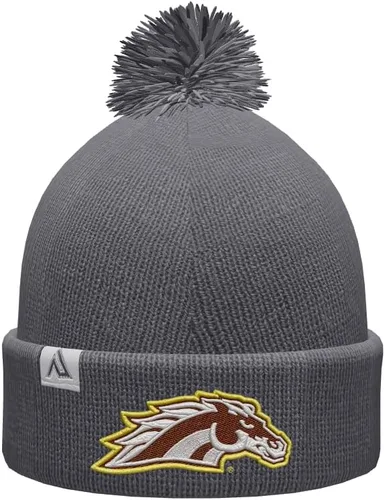 Vista 27 de NCAA Prime - Gorro de punto de invierno con pompón plegable
