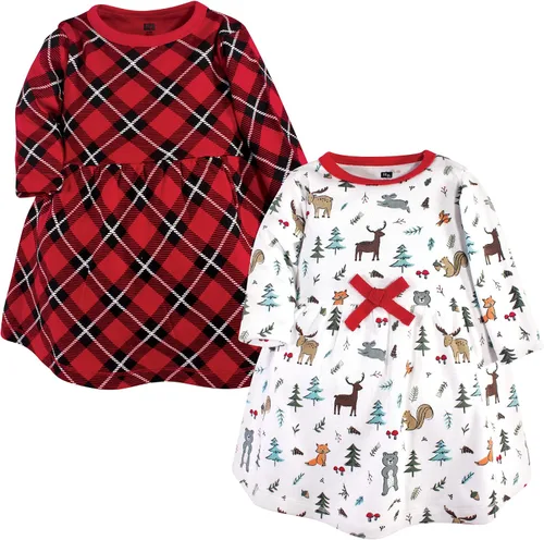 Vista 13 de Hudson Baby Vestidos de algodón para niña Bosque encantado