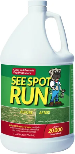 Vista 3 de See Spot Run - Protección para césped Protector de césped de orina para perros que cura y evita quemaduras. Seguro para mascotas, protector