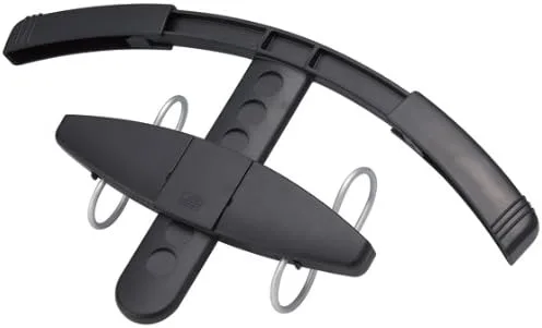 Vista 4 de Nakabayashi Co.,Ltd. Percha de silla,Stylish-Smart-Slim (negro)